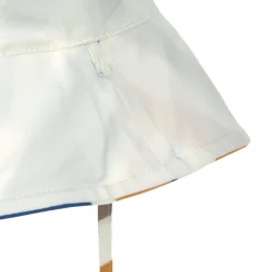 Sonnenhut Kinder (UV Schutz) - Wellen, Blau Weiß
