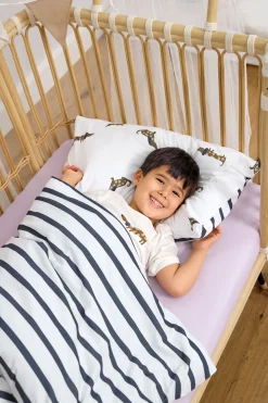 Spannbettlaken Kinderbett (70 x 140 cm), Lila