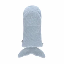 Spiel-Waschhandschuh GOTS, Wal Blau