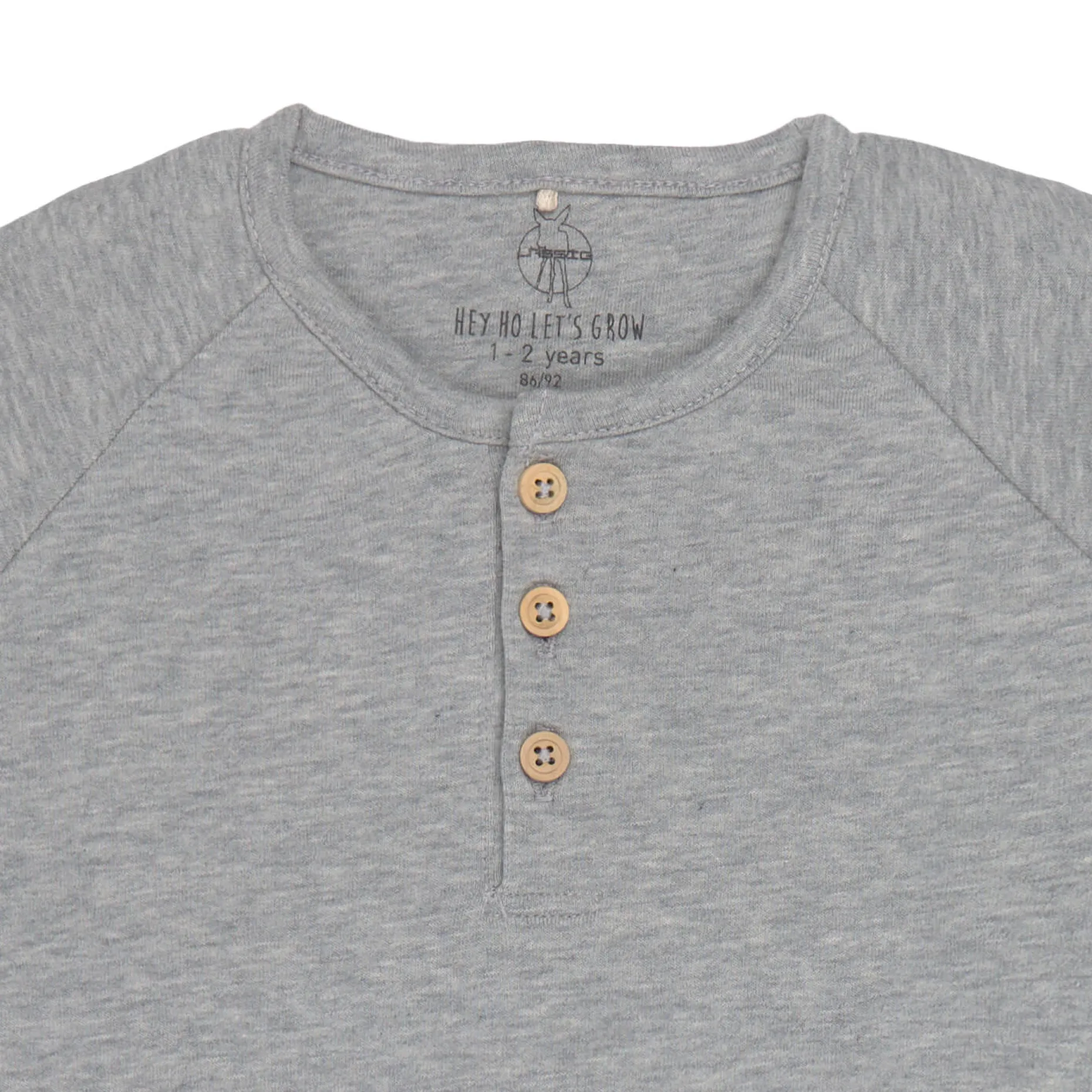 Strampler, Baby Overall - Bio Baumwolle, Grau