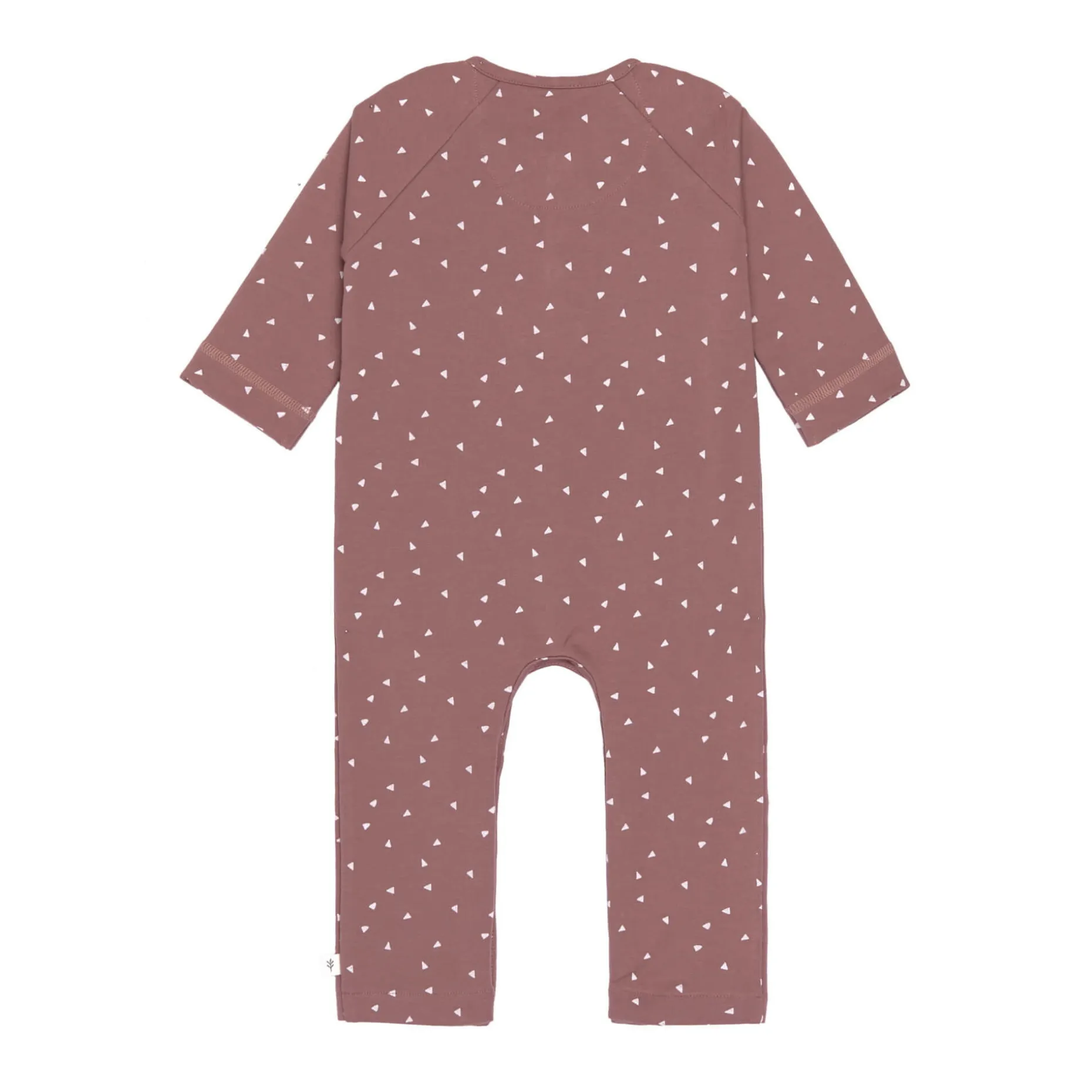 Strampler, Baby Overall - Bio Baumwolle, Triangle Cinnamon