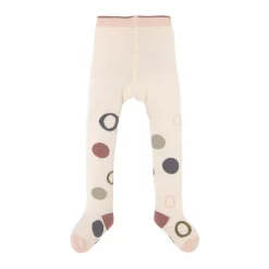 Strumpfhose Kinder, Kreise Rosa Beige