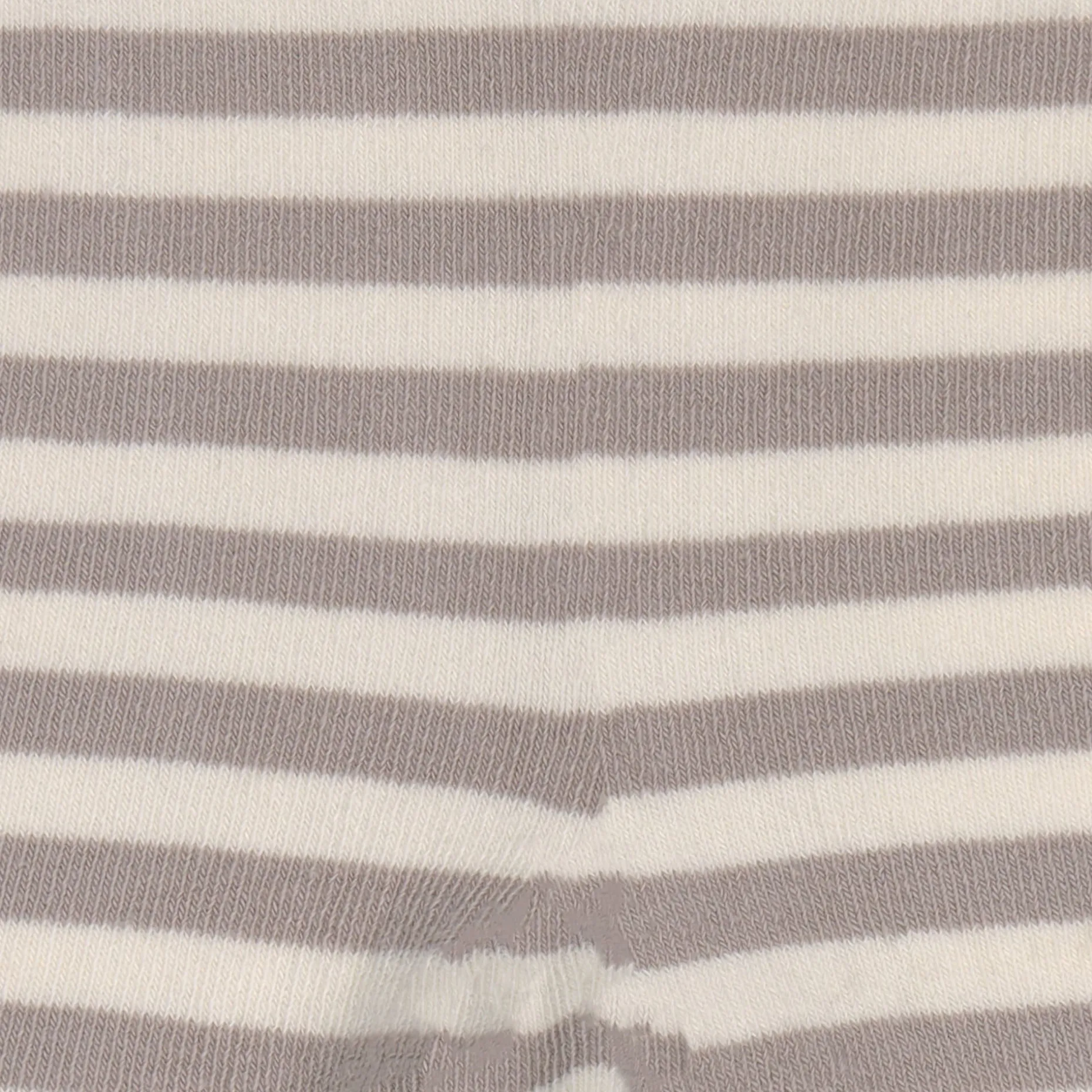 Strumpfhose Kinder, Streifen Taupe Weiß