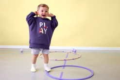 Sweatshorts Kinder - Bio Baumwolle, Pastell Lila