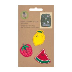 Textil-Sticker (3 Stk) - Stick on, Früchte