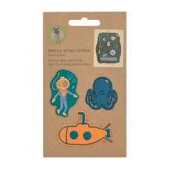 Textil-Sticker (3 Stk) - Stick on, Tiefsee