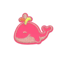 Textil-Sticker (3 Stk), Wal Pink