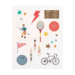 Transfer-Sticker (3 Stk) - Rub on, Sport