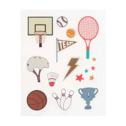 Transfer-Sticker (3 Stk) - Rub on, Sport