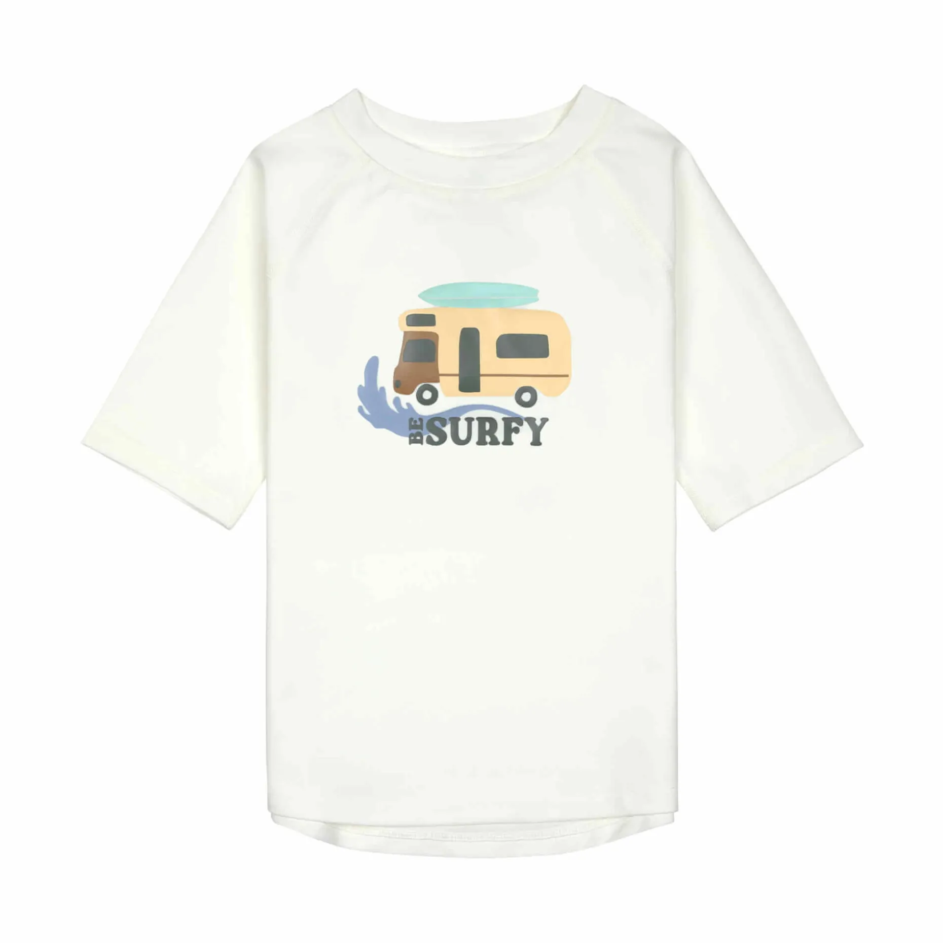 UV Shirt Kinder Kurzarm - Camper, Weiß