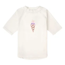 UV Shirt Kinder Kurzarm - Eis, Weiß