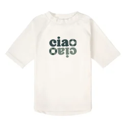 UV Shirt Kinder Kurzarm, Grün Weiß