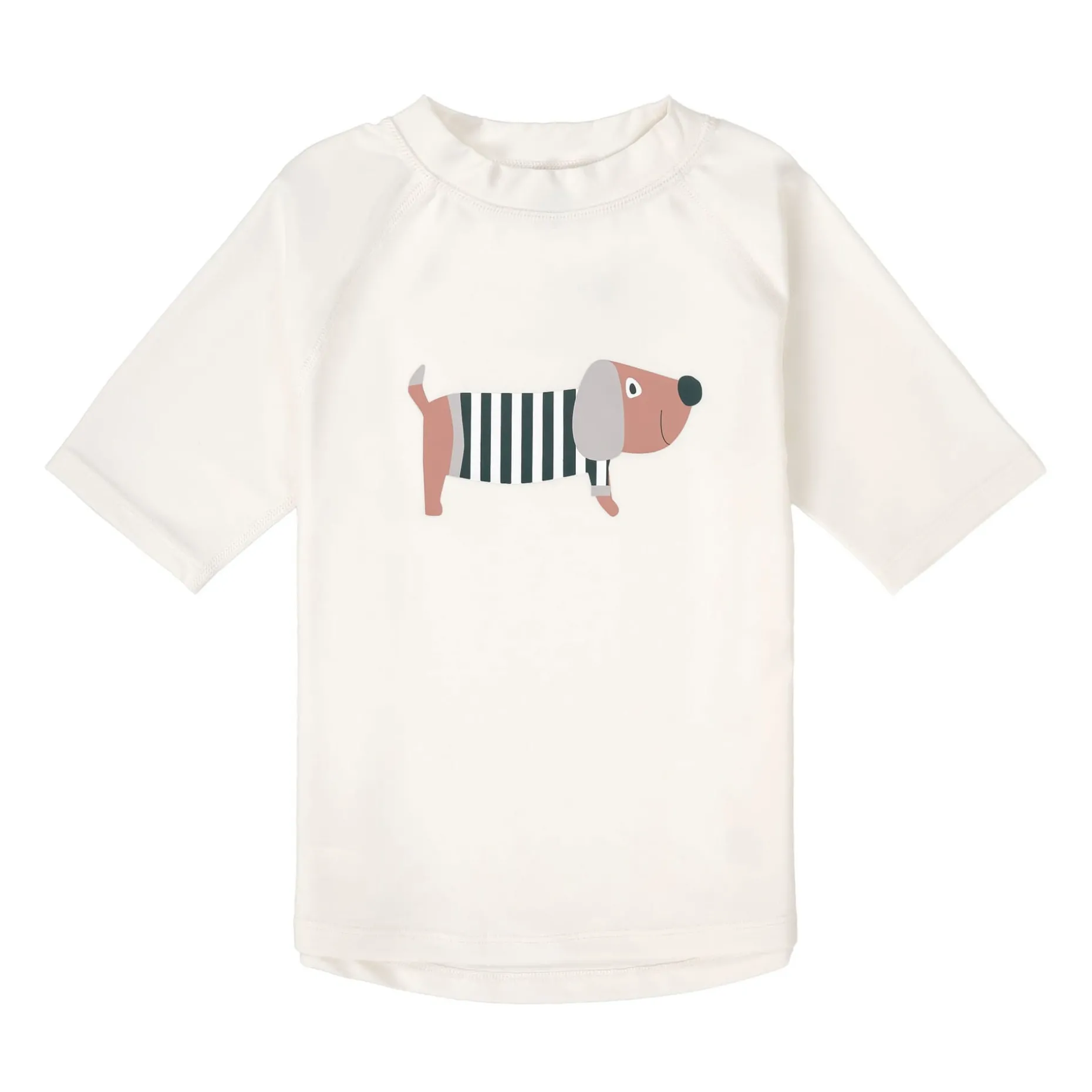 UV Shirt Kinder Kurzarm - Hund, Weiß