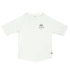 UV Shirt Kinder Kurzarm - Palmen, Weiß