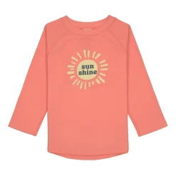 UV Shirt Kinder Langarm - Sonne, Rot