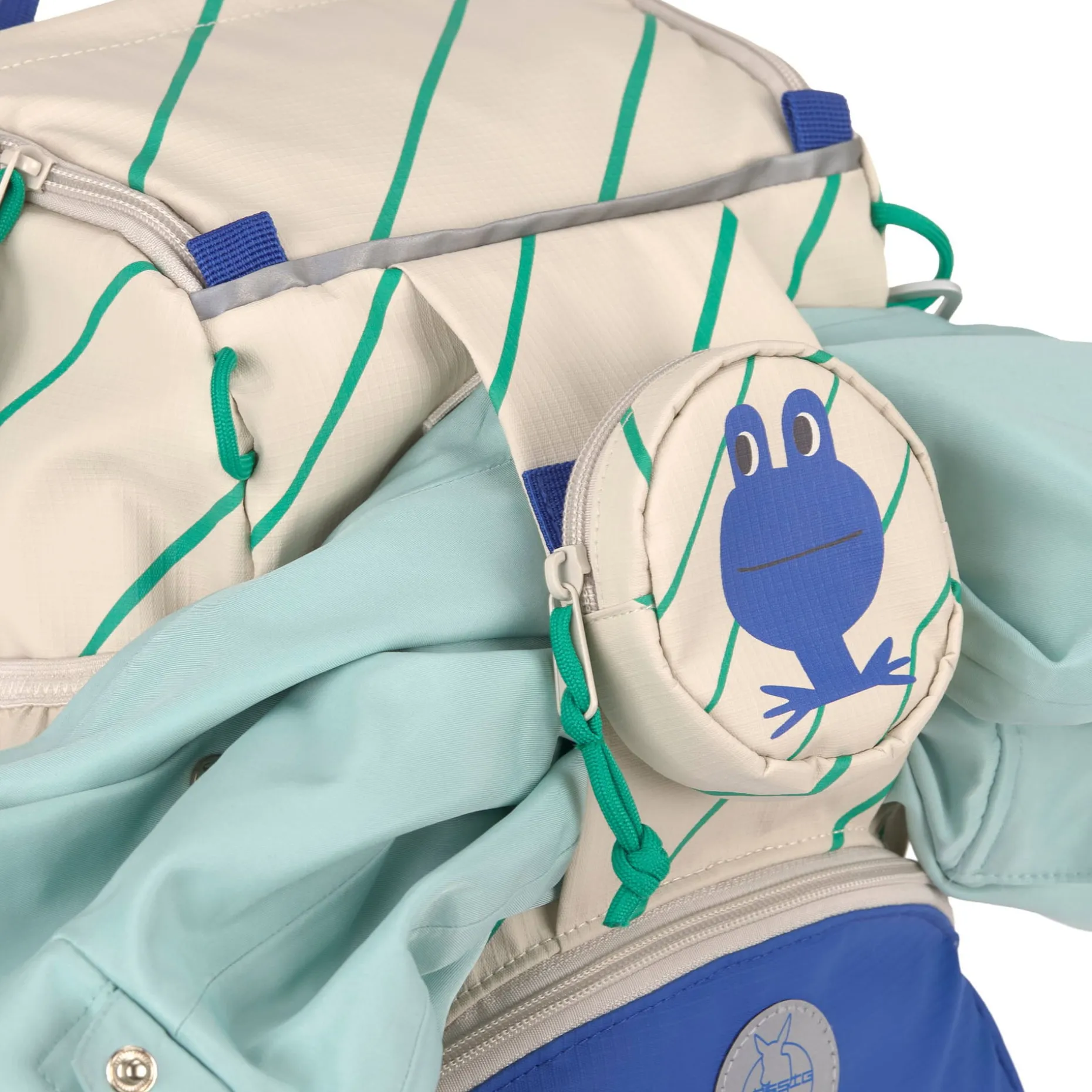 Wanderrucksack Kinder 10 L - Happy Trails, Frosch