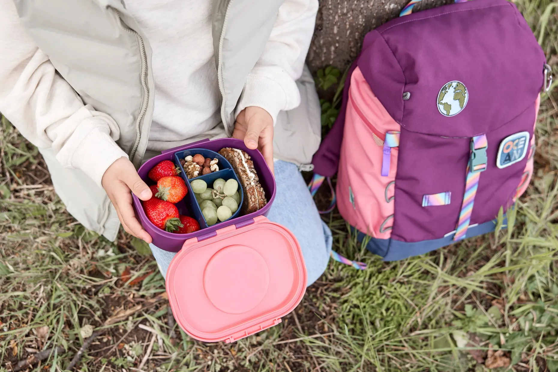 Wanderrucksack Kinder 14 L - Unique, Berry Pink