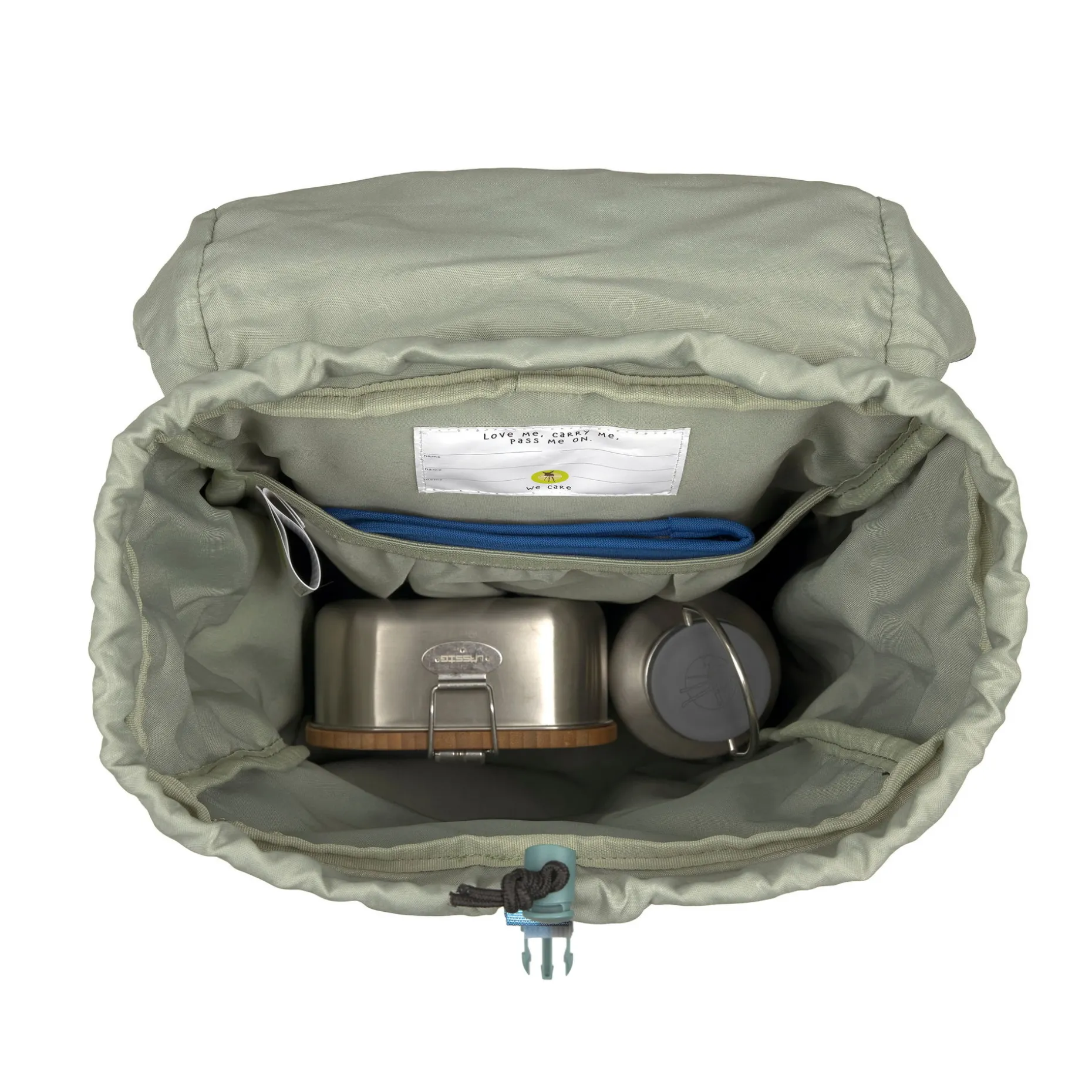 Wanderrucksack Kinder 14 L - Unique, Blau Grün