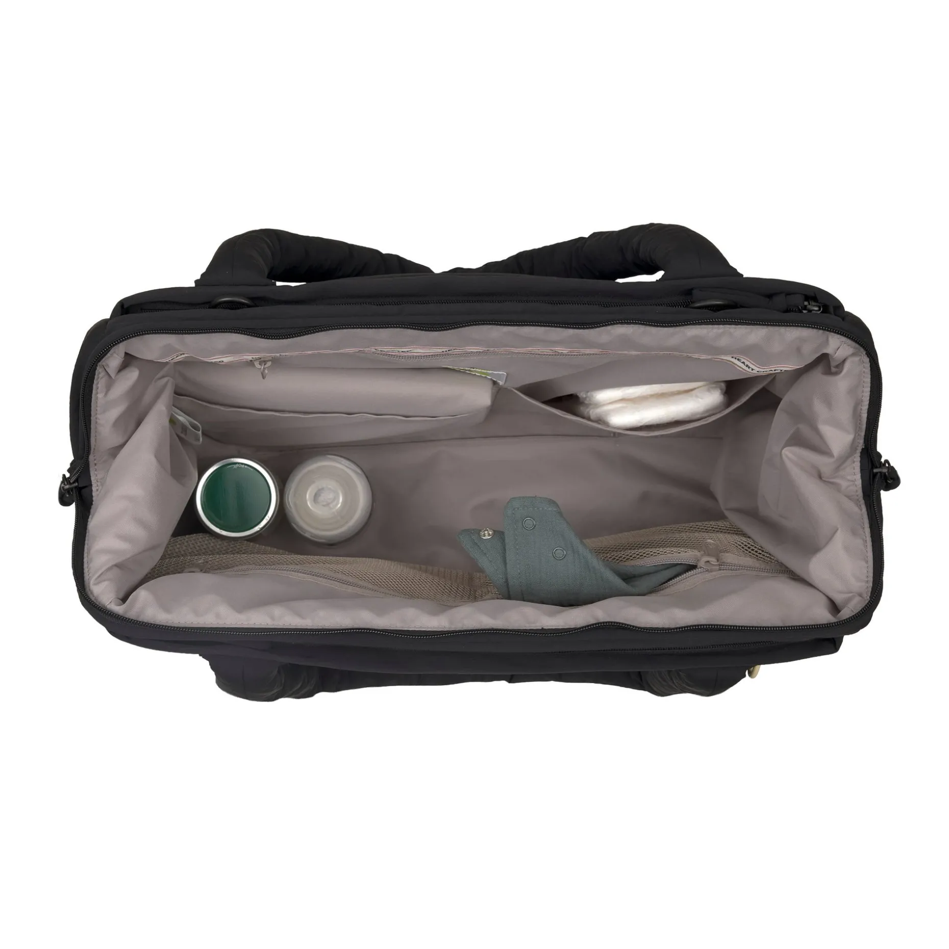 Weekender Wickeltasche - Yula, Schwarz