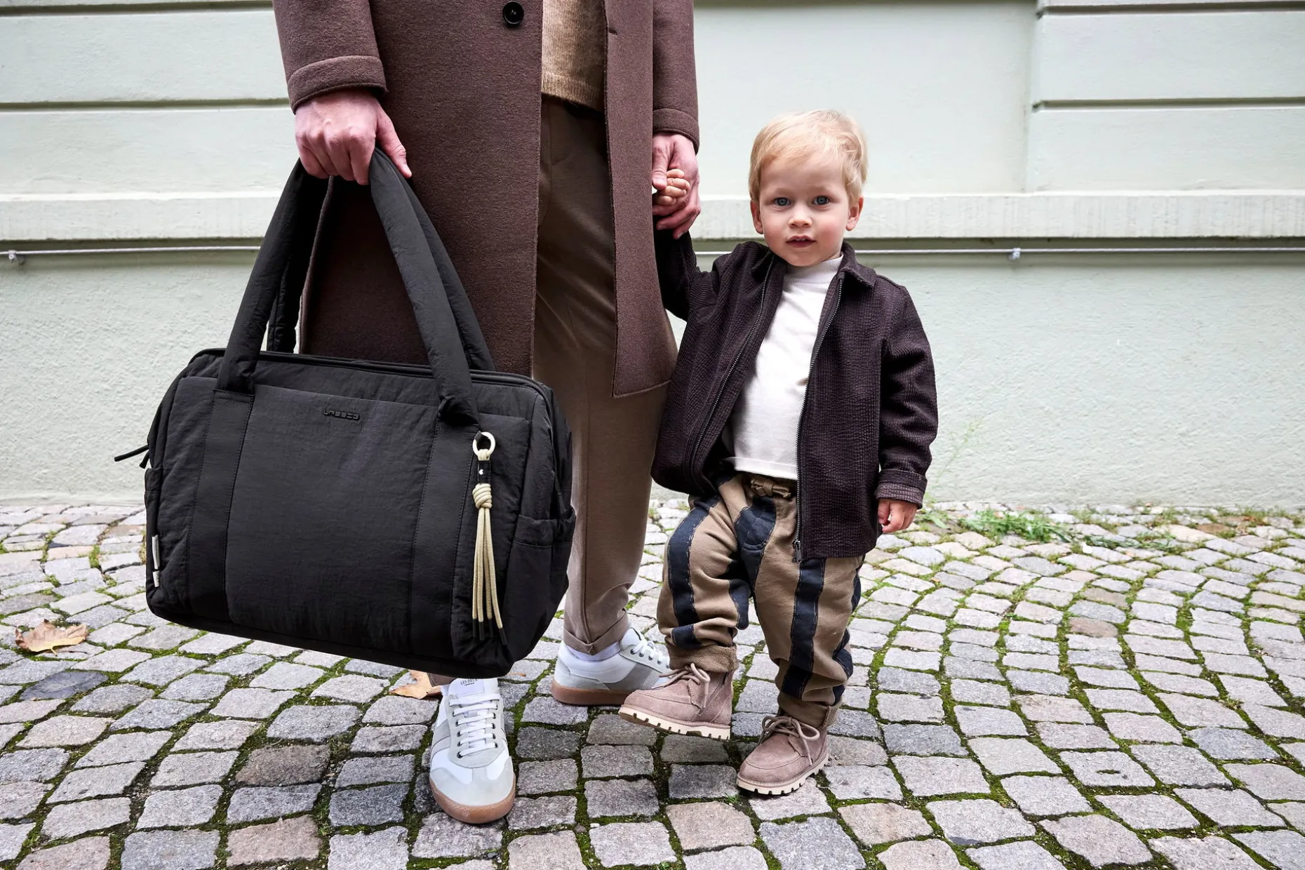 Weekender Wickeltasche - Yula, Schwarz