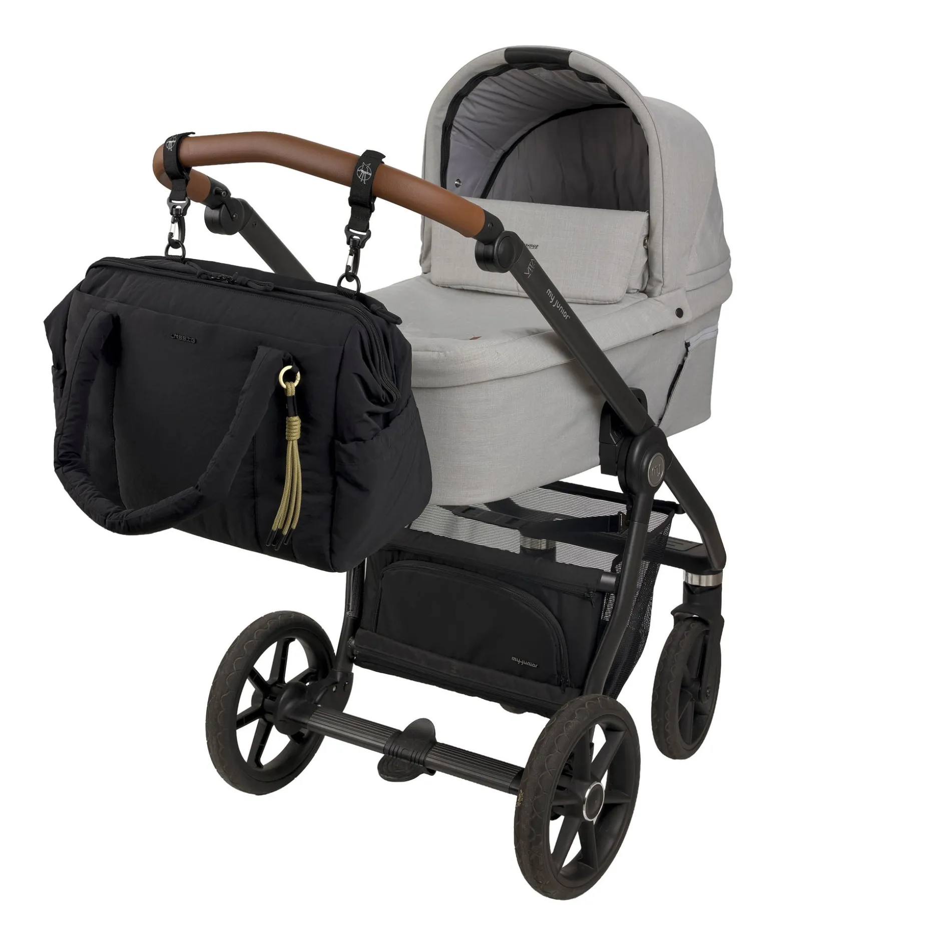 Weekender Wickeltasche - Yula, Schwarz