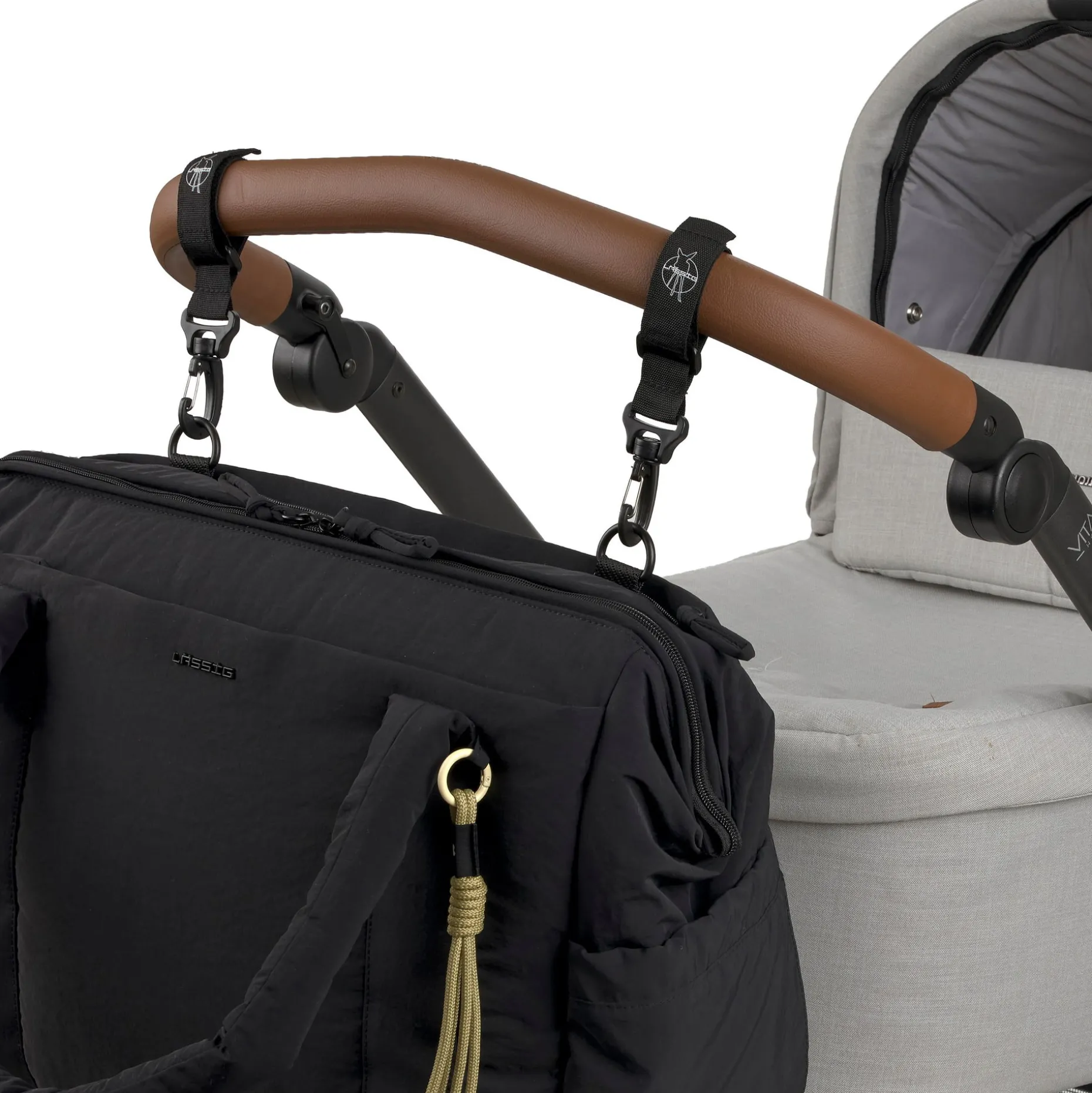 Weekender Wickeltasche - Yula, Schwarz