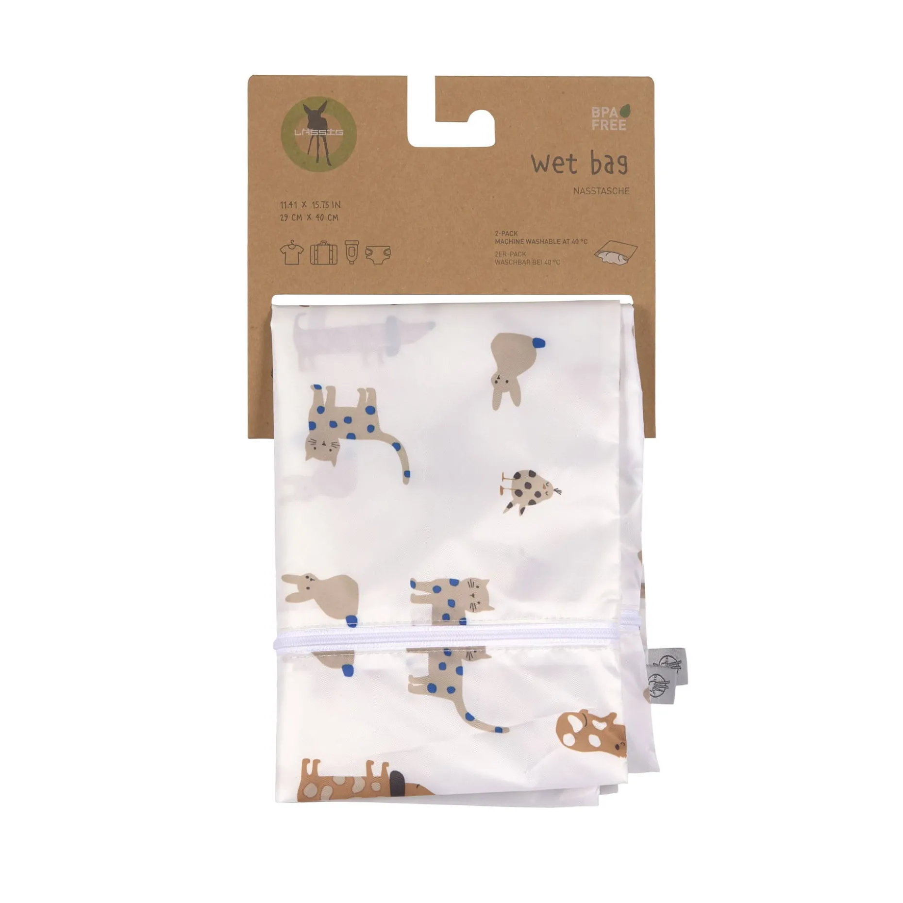 Wetbag (2 Stk) - Little Mateys Royal Blau