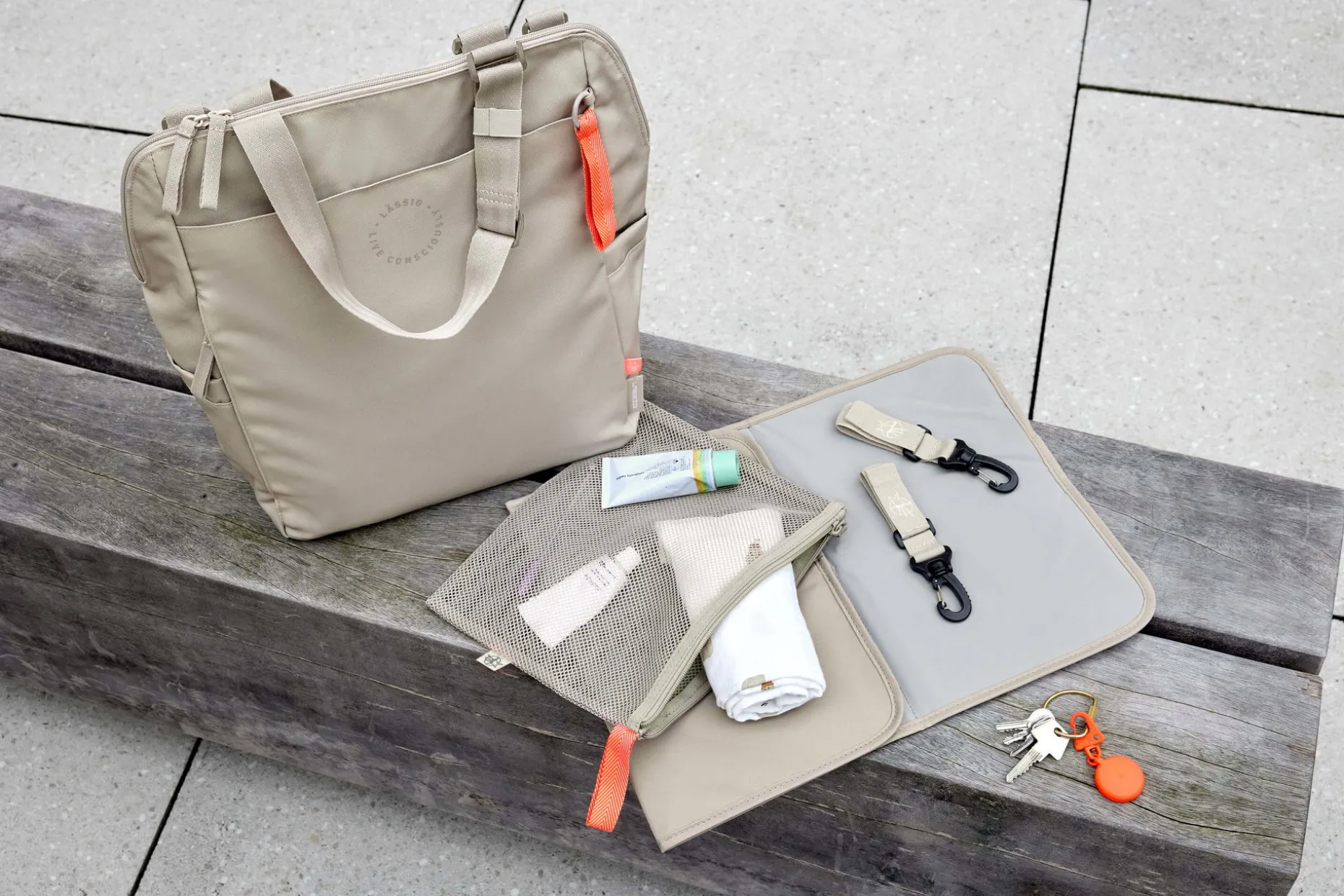 Wickelrucksack - Conversion Backpack, Beige