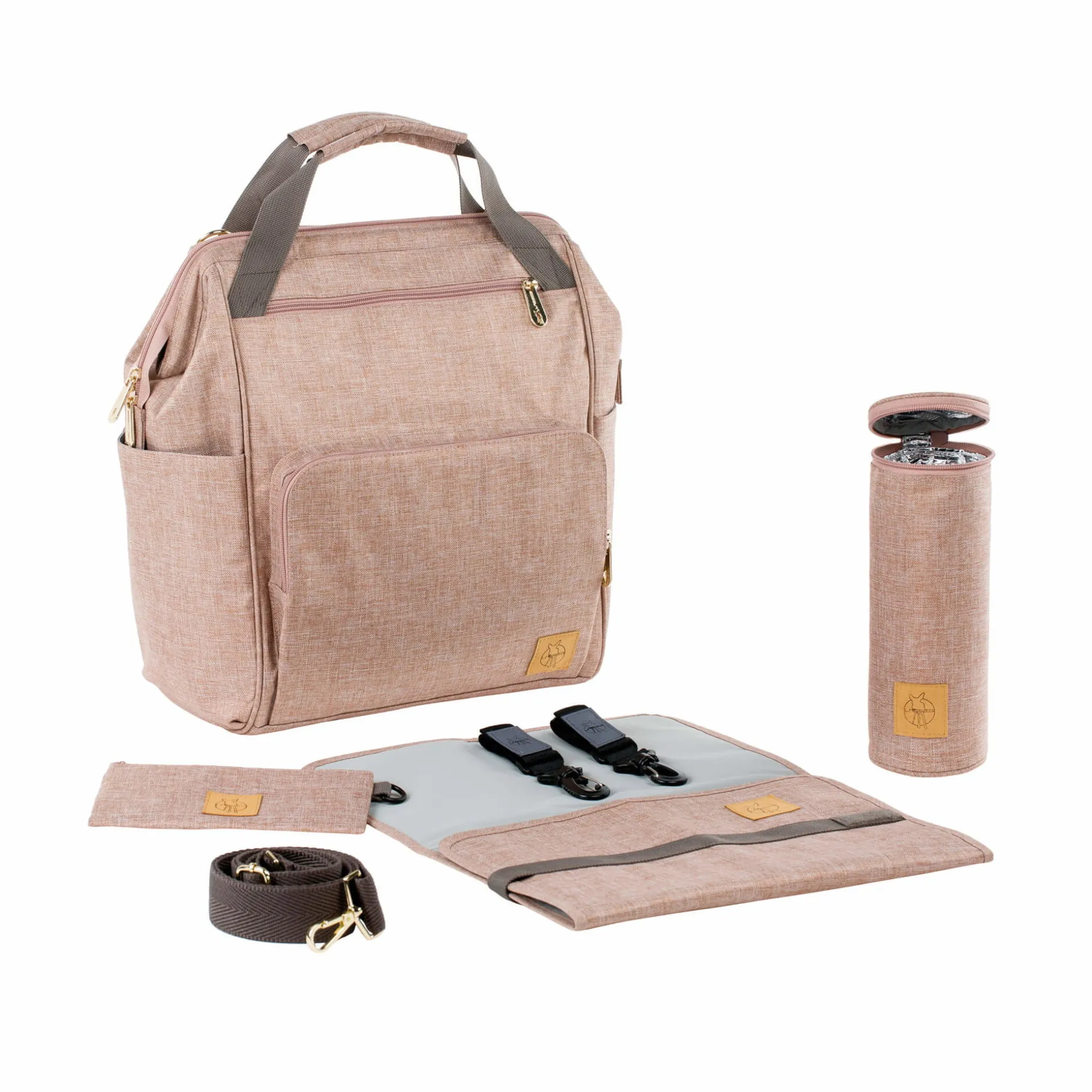 Wickelrucksack - Glam Goldie Backpack, Rose