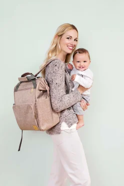 Wickelrucksack - Glam Goldie Backpack, Rose