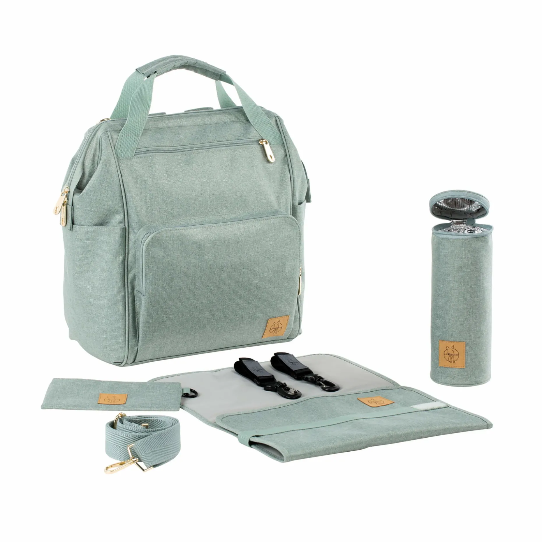 Wickelrucksack - Glam Goldie Backpack, Mint