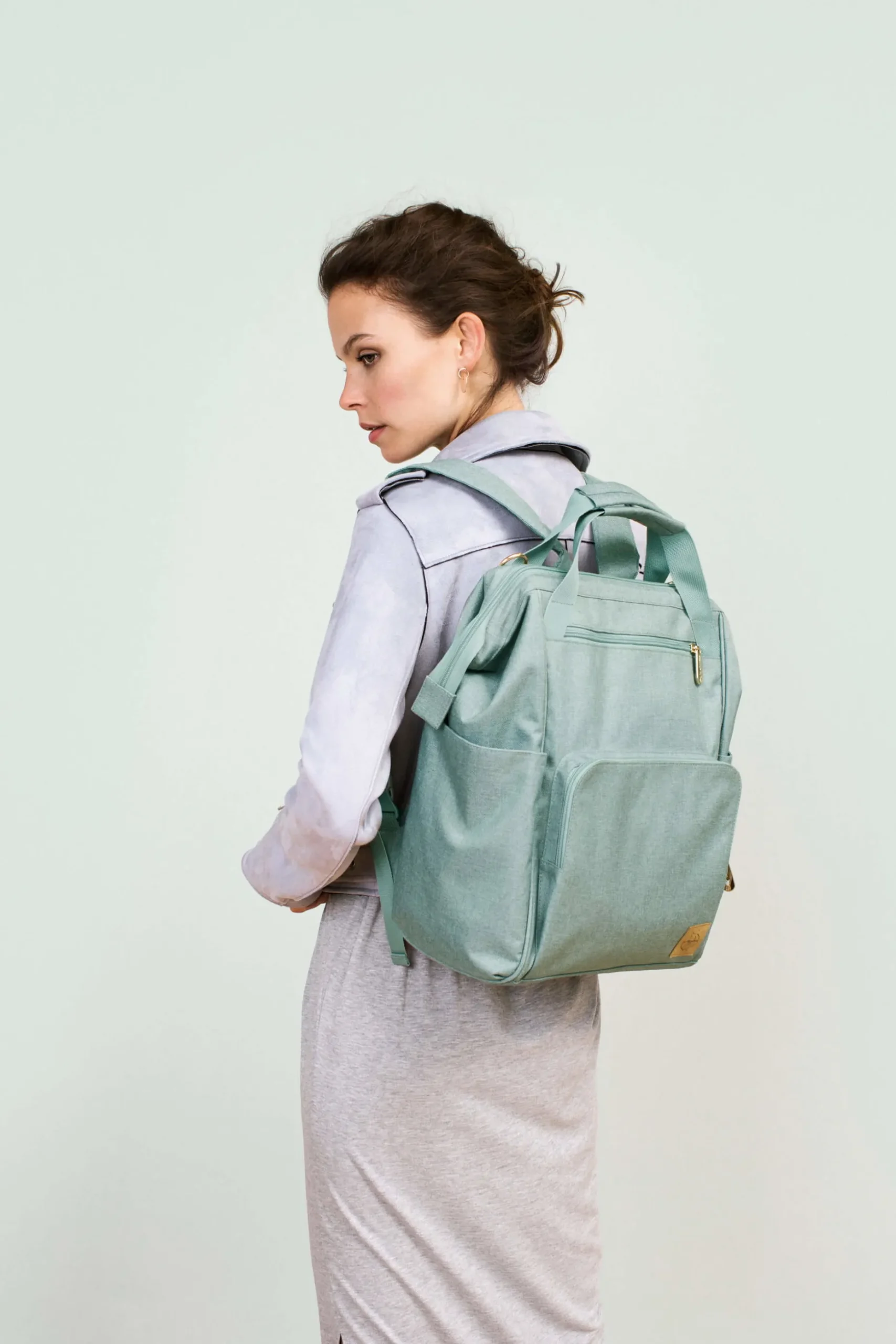 Wickelrucksack - Glam Goldie Backpack, Mint