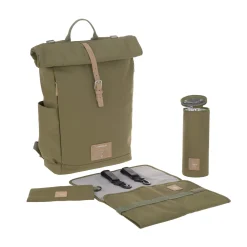 Wickelrucksack - Rolltop Backpack, Olive