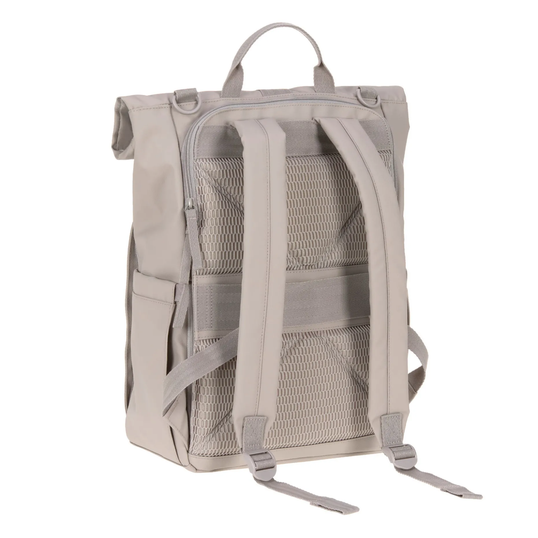 Wickelrucksack - Rolltop Up Backpack, Taupe