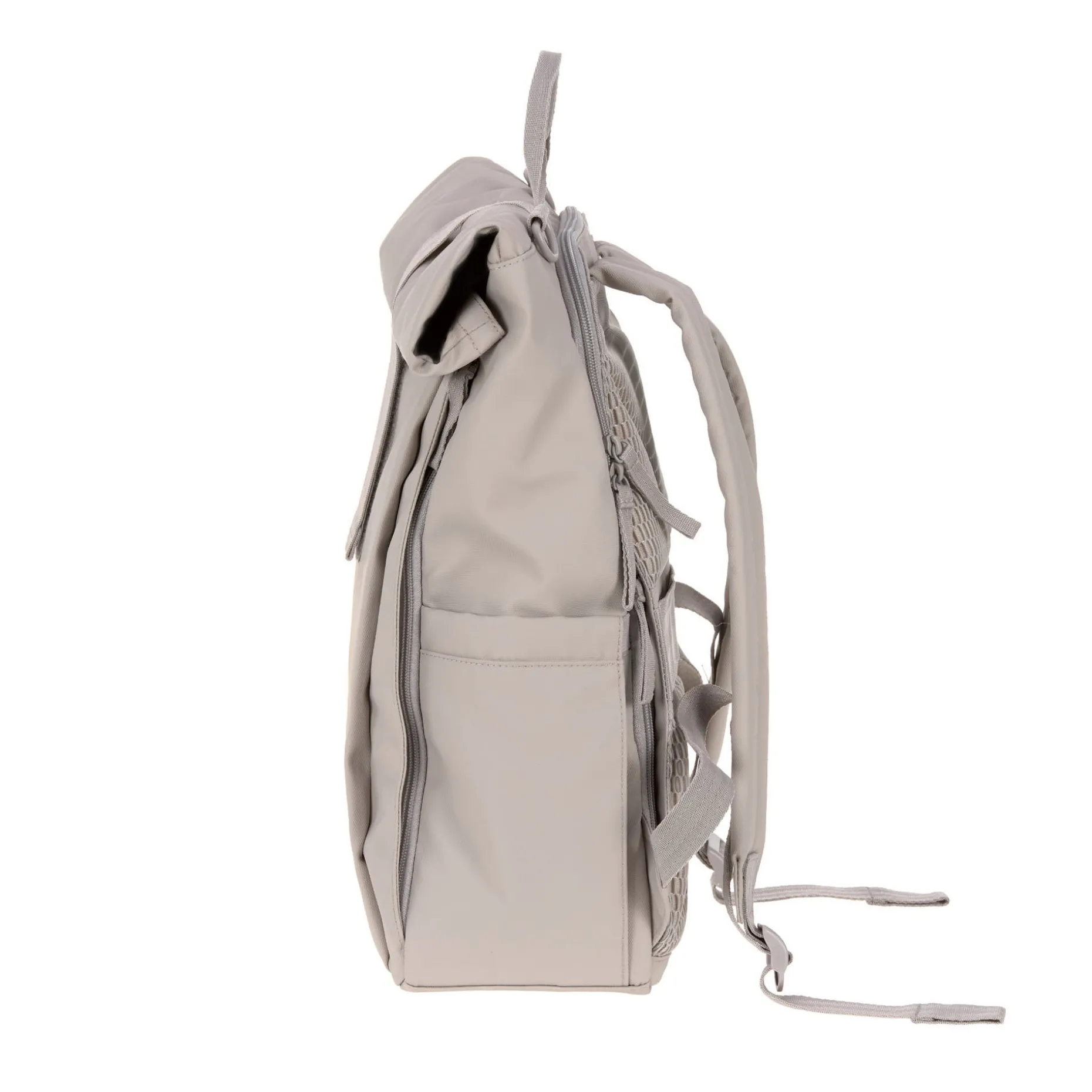 Wickelrucksack - Rolltop Up Backpack, Taupe