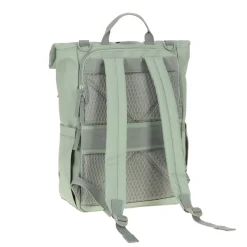 Wickelrucksack - Rolltop Up Backpack, Silbergrün