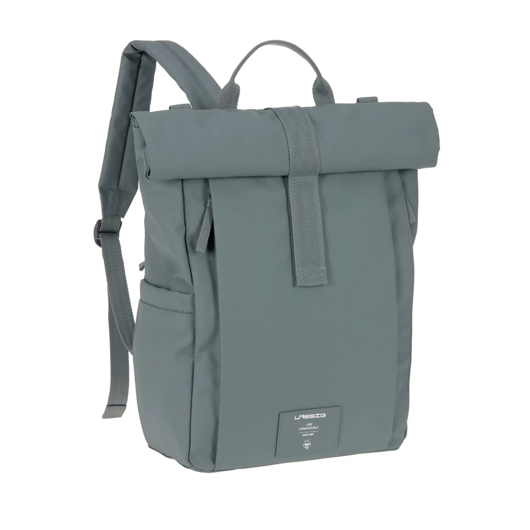 Wickelrucksack - Rolltop Up Backpack, Anthrazit