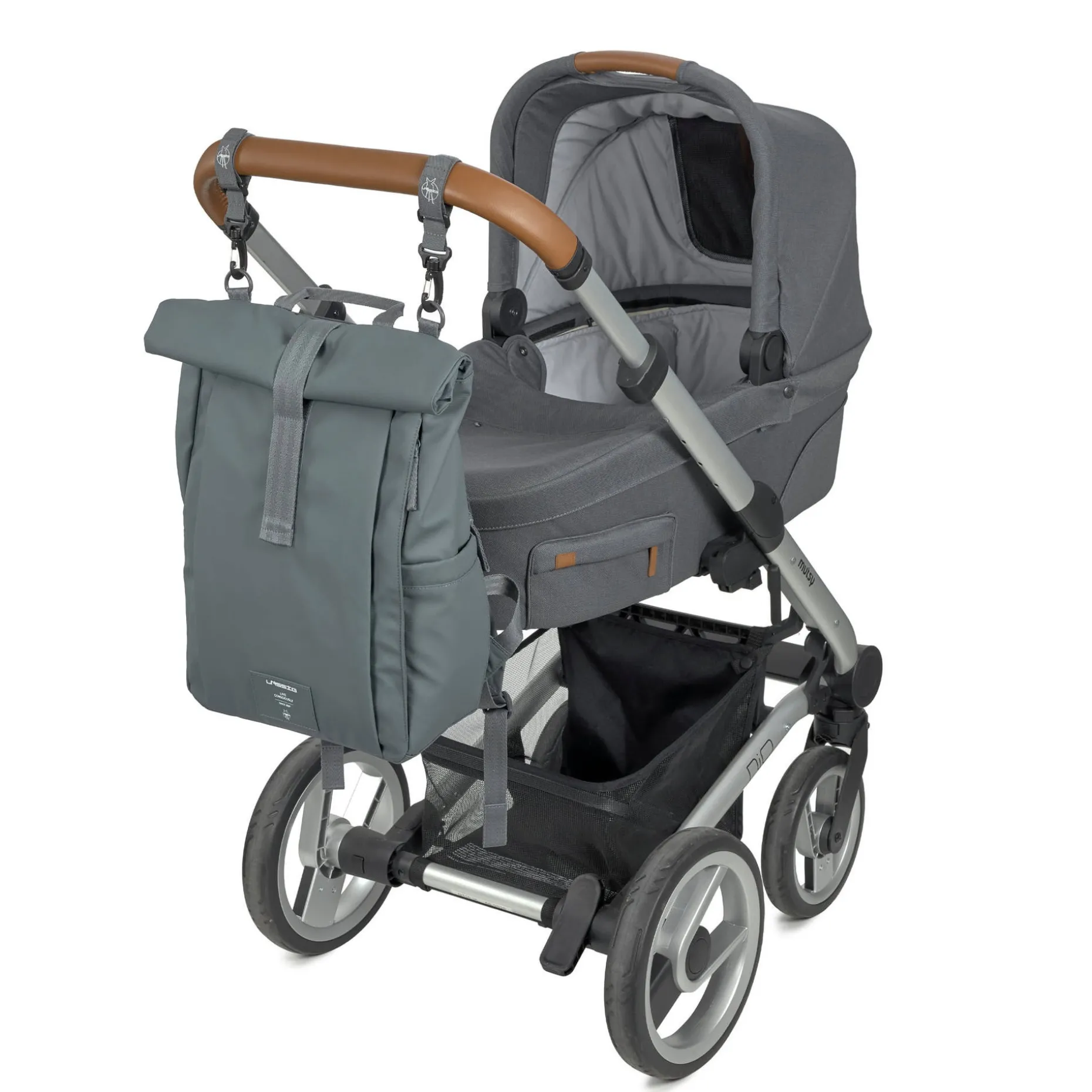 Wickelrucksack - Rolltop Up Backpack, Anthrazit