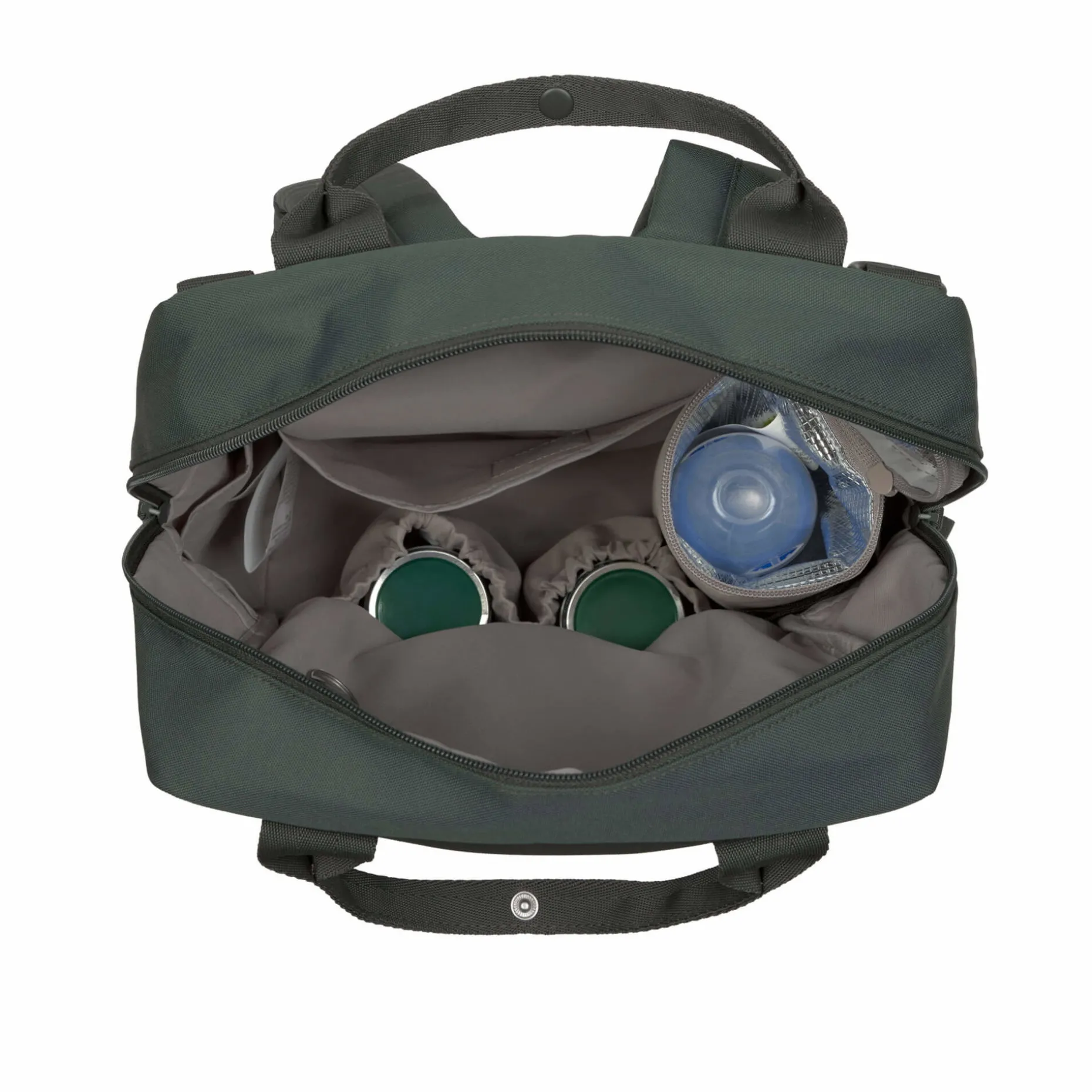Wickelrucksack - Vividal Backpack, Dunkelgrün