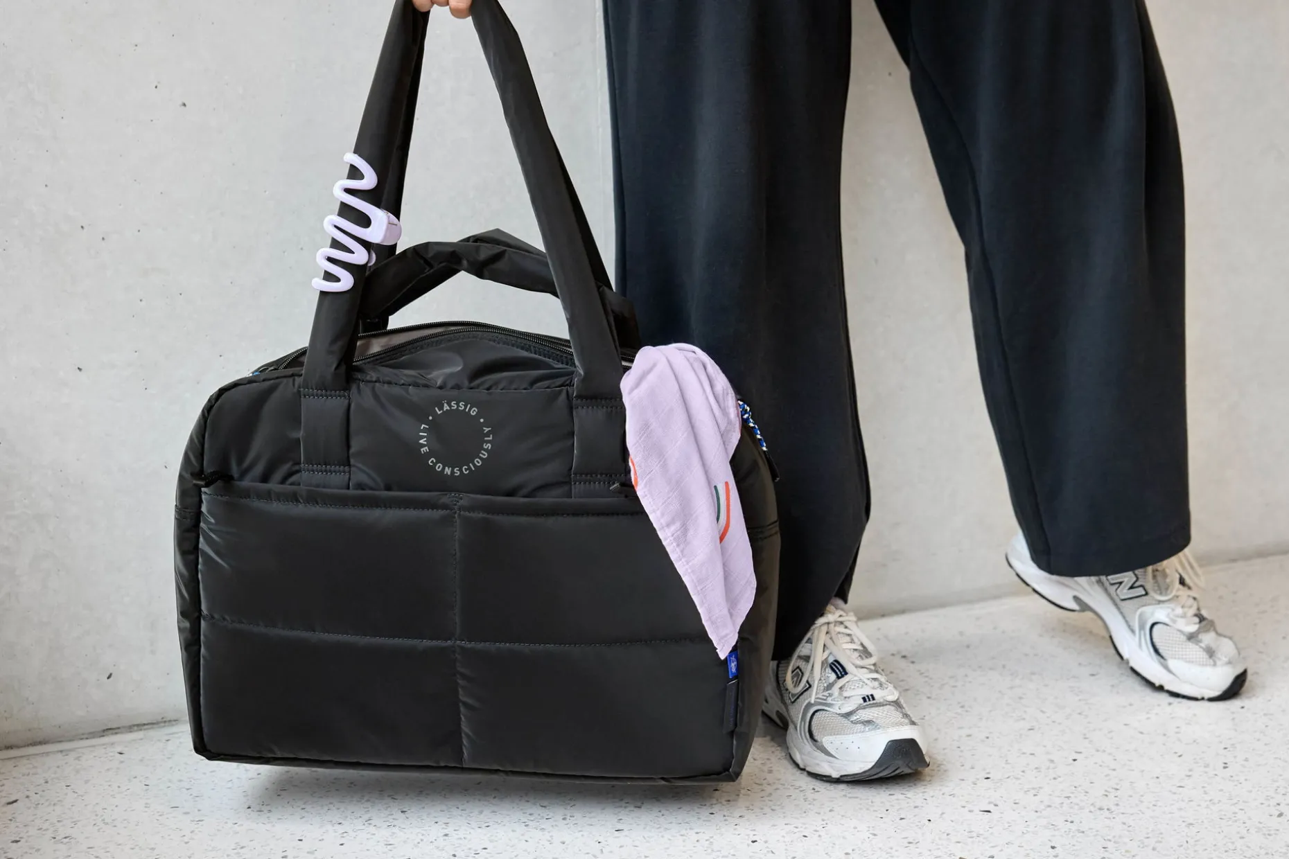 Wickeltasche - Everyday Bag, Schwarz