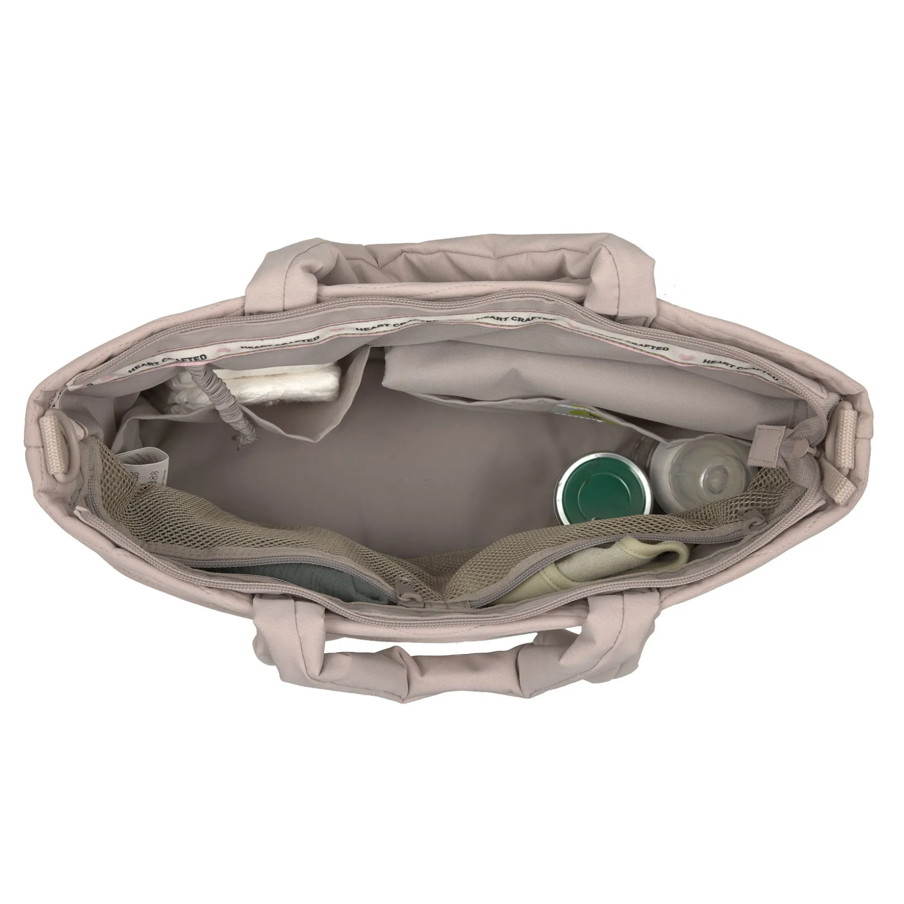 Wickeltasche - Liva, beige