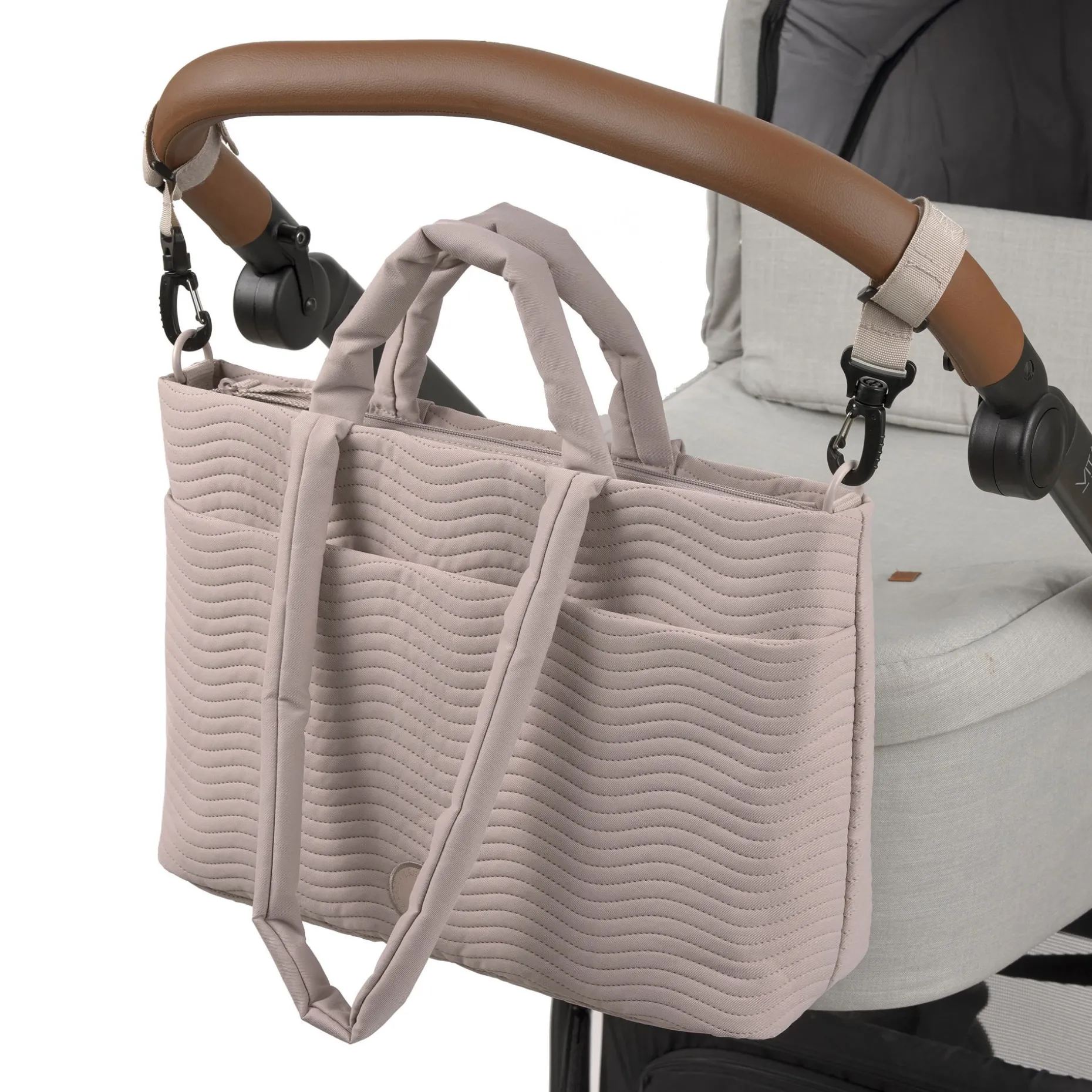 Wickeltasche - Liva, beige