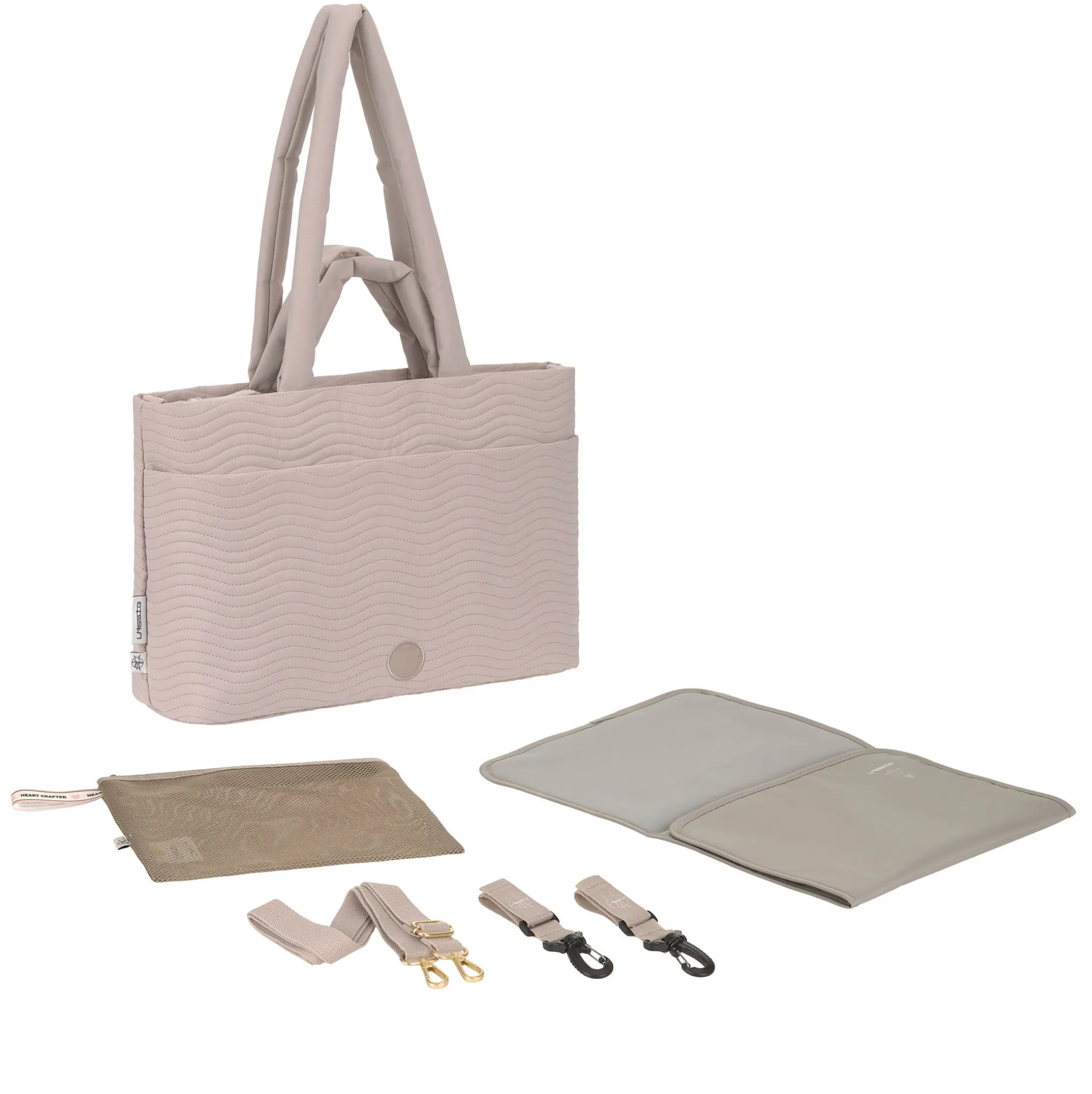Wickeltasche - Liva, beige