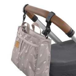 Wickeltasche - Multitalent Organizer Blocks Taupe, Grau