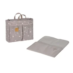 Wickeltasche - Multitalent Organizer Blocks Taupe, Grau
