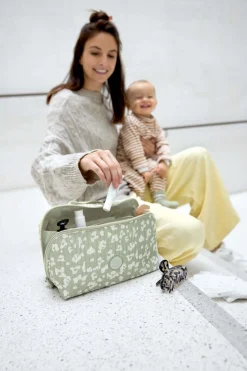 Wickeltisch Organizer - Leo, Light Khaki