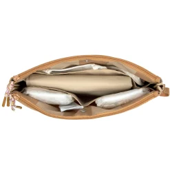 Windeltasche - Clutch, Kamel Beige