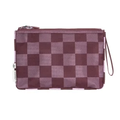 Windeltasche - Clutch, Tiefrot Lavendel