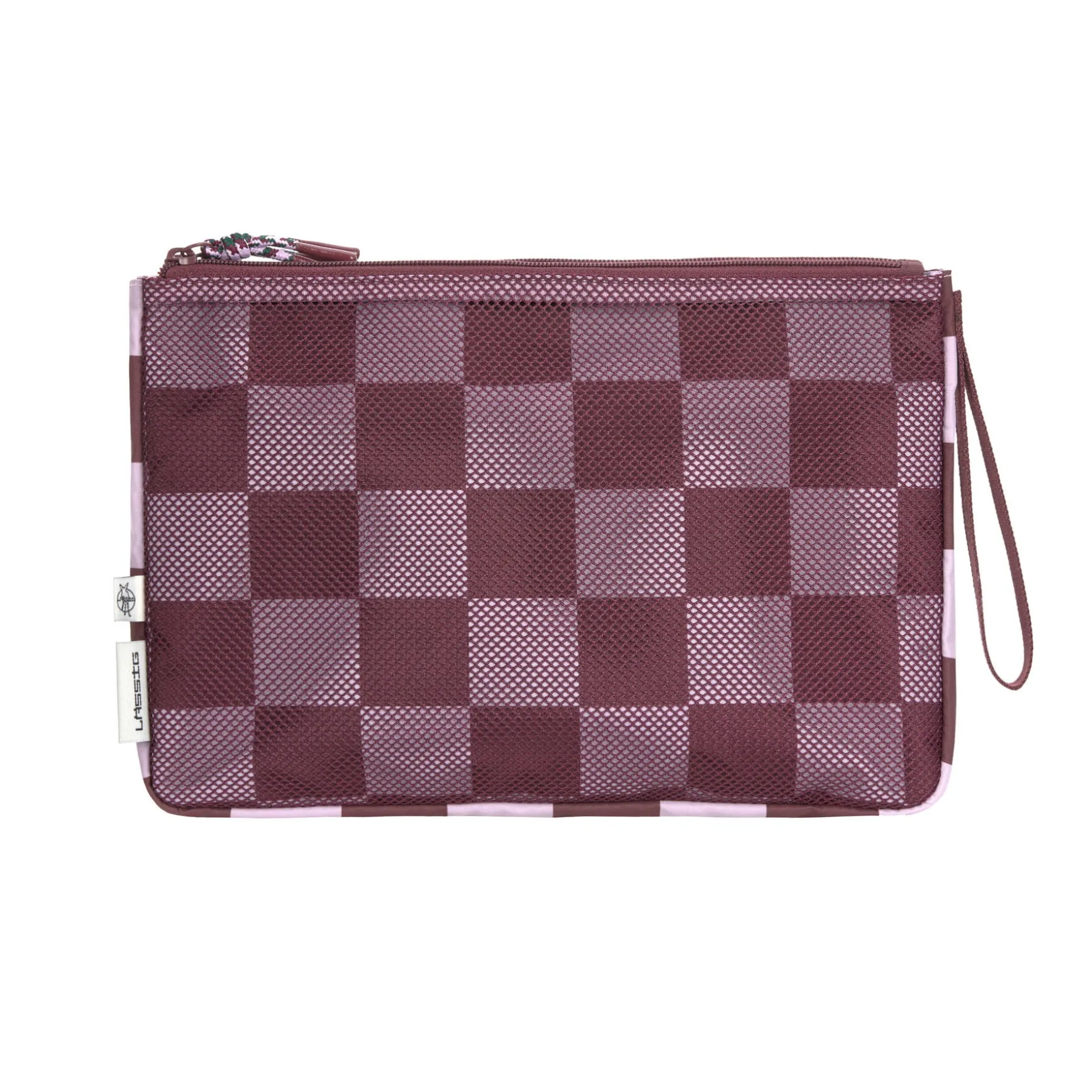 Windeltasche - Clutch, Tiefrot Lavendel