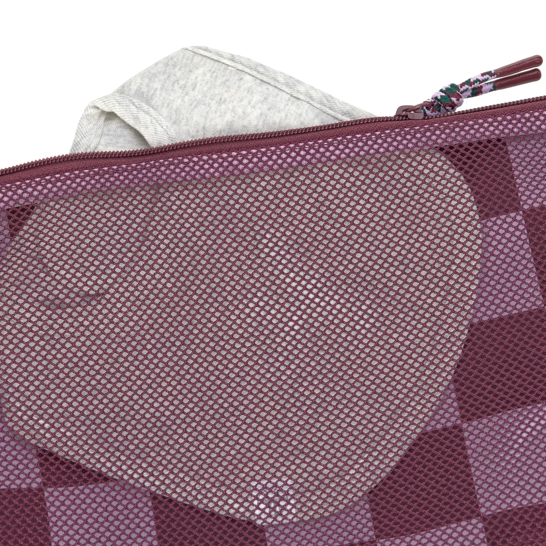 Windeltasche - Clutch, Tiefrot Lavendel